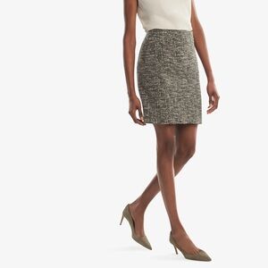 MM Lafleur The Crosby boucle Women’s Size 4 gray business casual chic office